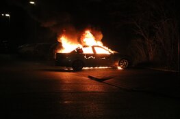 Gestolen auto brandt uit in Bussum