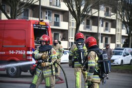 Auto in brand op de Stephensonlaan in Hilversum