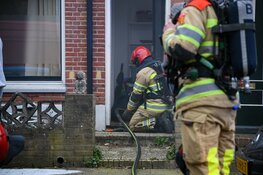Brand door wasmachine in woning Irisstraat Hilversum