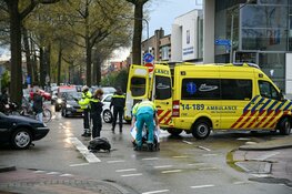 Fietser komt met schrik vrij bij ongeval in Hilversum
