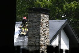 Brand door zonnepanelen bij woning Hilversum