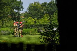 Brand door zonnepanelen bij woning Hilversum