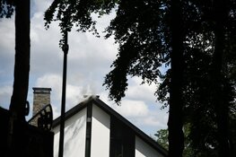 Brand door zonnepanelen bij woning Hilversum