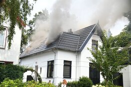 Brand in woning aan de Oude Amersfoortseweg in Hilversum